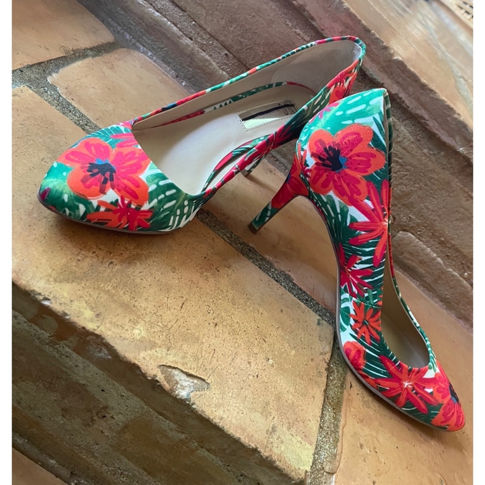 INC International Concepts Floral Heels